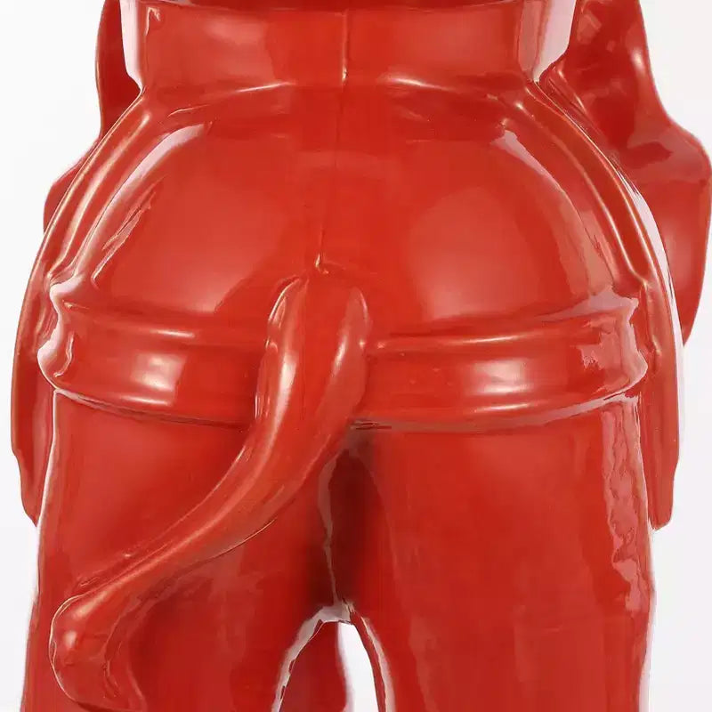 JONATHAN Y Tabouret de jardin/Table d'appoint en céramique White Elephant 14.25