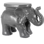 JONATHAN Y Tabouret de jardin/Table d'appoint en céramique White Elephant 14.25