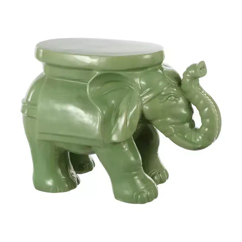 JONATHAN Y Tabouret de jardin/Table d'appoint en céramique White Elephant 14.25