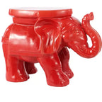 JONATHAN Y Tabouret de jardin/Table d'appoint en céramique White Elephant 14.25