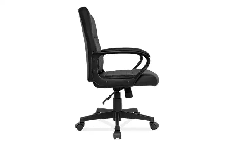 Fauteuil de direction Alera Alera Breich, supporte jusqu'à 125 kg, hauteur d'assise de 42,5 à 51,8 cm, assise/dossier noir, piètement noir