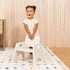 Lot de 2 chaises empilables en bois pour tout-petits 8 po