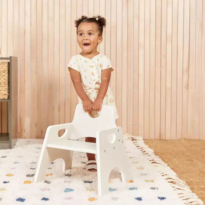 Lot de 2 chaises empilables en bois pour tout-petits 8 po