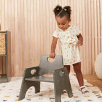 Lot de 2 chaises empilables en bois pour tout-petits 8 po