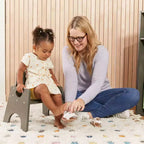 Lot de 2 chaises empilables en bois pour tout-petits 8 po