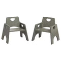 Stackable Wooden Toddler Chair 8in 2-Pack
