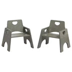 Stackable Wooden Toddler Chair 8in 2-Pack