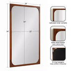 Miroir mural encadré Kenai de 24 x 36 po par Kate & Laurel All Things Decor