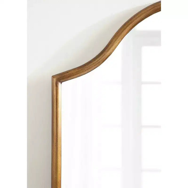 Miroir mural arqué encadré Fellows de 24 x 36 po par Kate & Laurel All Things Decor