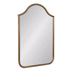 Miroir mural arqué encadré Fellows de 24 x 36 po par Kate & Laurel All Things Decor