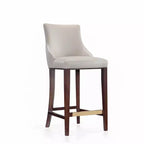 Tabouret de bar moderne Shubert en similicuir par Manhattan Comfort