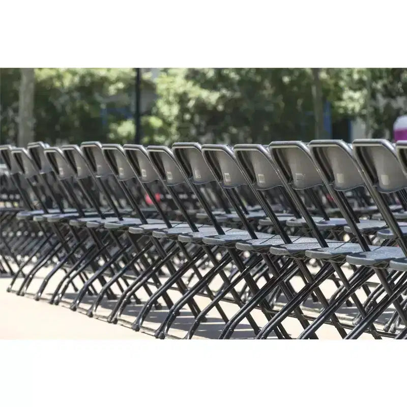 ZOWN Chaises en plastique empilables de qualité professionnelle