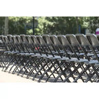 ZOWN Chaises en plastique empilables de qualité professionnelle