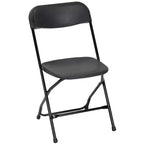 ZOWN Chaises en plastique empilables de qualité professionnelle