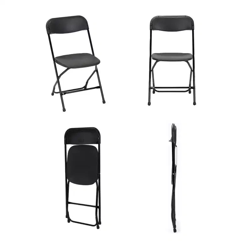 ZOWN Chaises en plastique empilables de qualité professionnelle