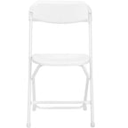 ZOWN Chaises en plastique empilables de qualité professionnelle