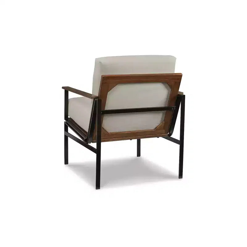 Fauteuil d'appoint Tilden de style décontracté de Signature Design by Ashley, ivoire/marron
