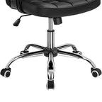 Chaise de Bureau Ergonomique Yaheetech en Similicuir avec Accoudoirs