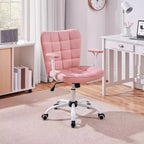 Chaise de Bureau Ergonomique Yaheetech en Similicuir avec Accoudoirs