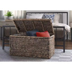 Malle en osier de style campagnard ClickDecor