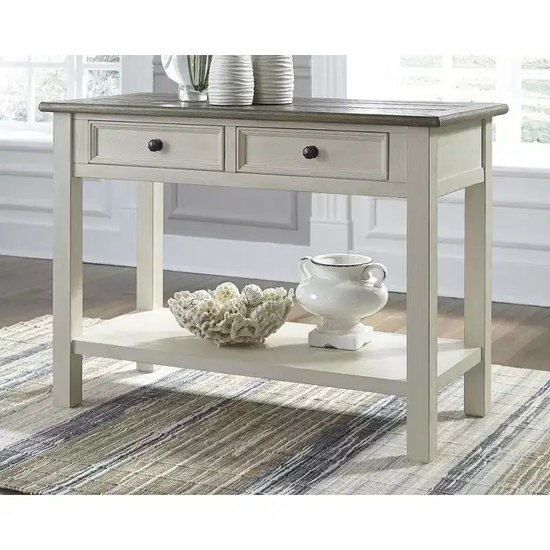 Signature Design by Ashley Table console deux tons Bolanburg
