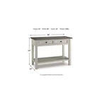 Signature Design by Ashley Table console deux tons Bolanburg