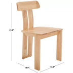 Chaise de salle à manger Cayde en bois - DCH8801 - Safavieh