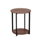 Household Essentials Jamestown Round End Table