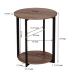 Table d'appoint ronde Jamestown Household Essentials