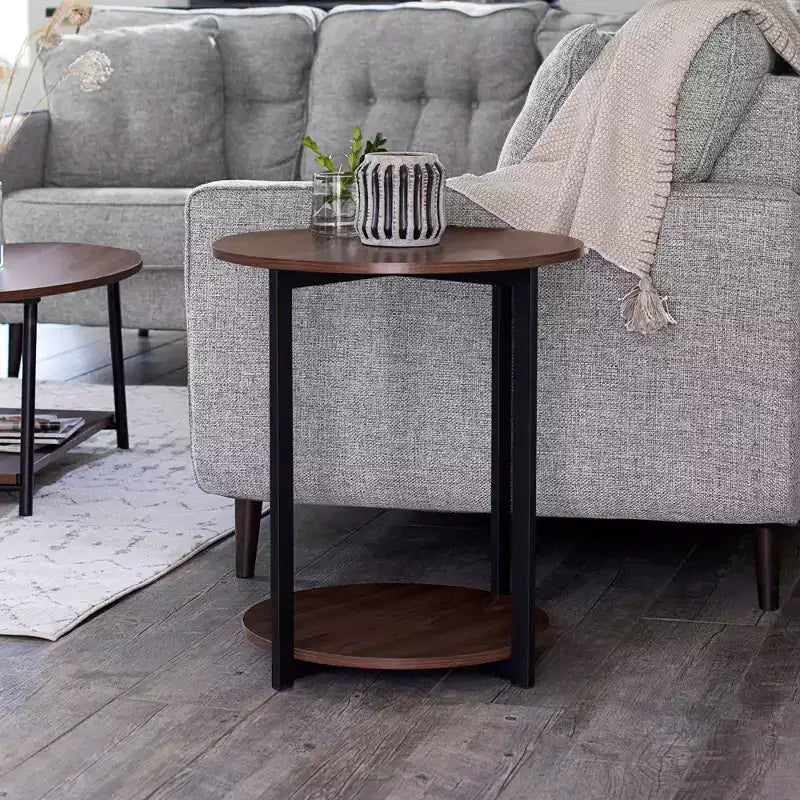 Table d'appoint ronde Jamestown Household Essentials