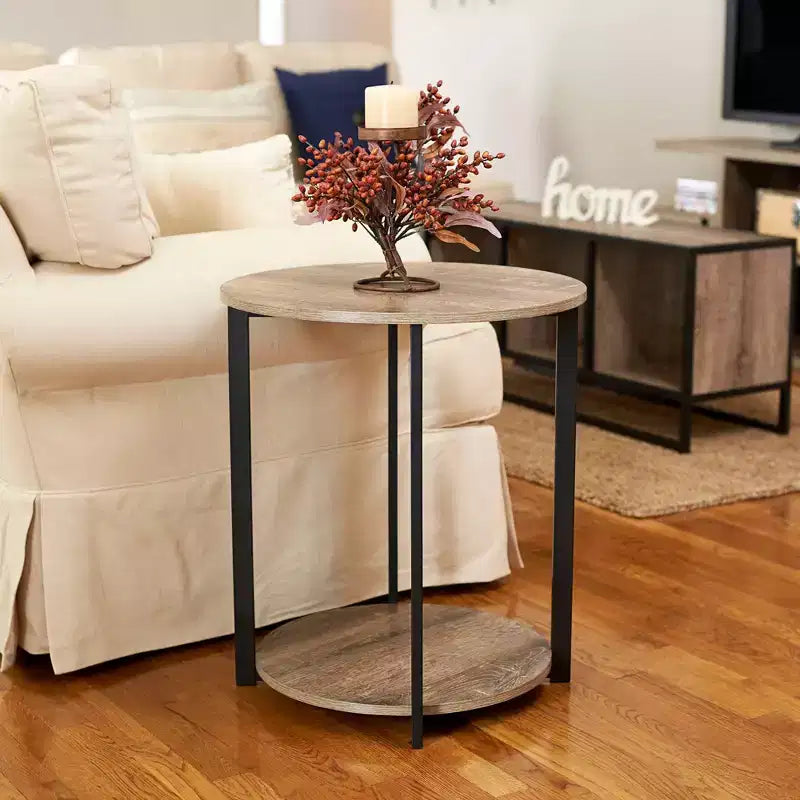 Table d'appoint ronde Jamestown Household Essentials