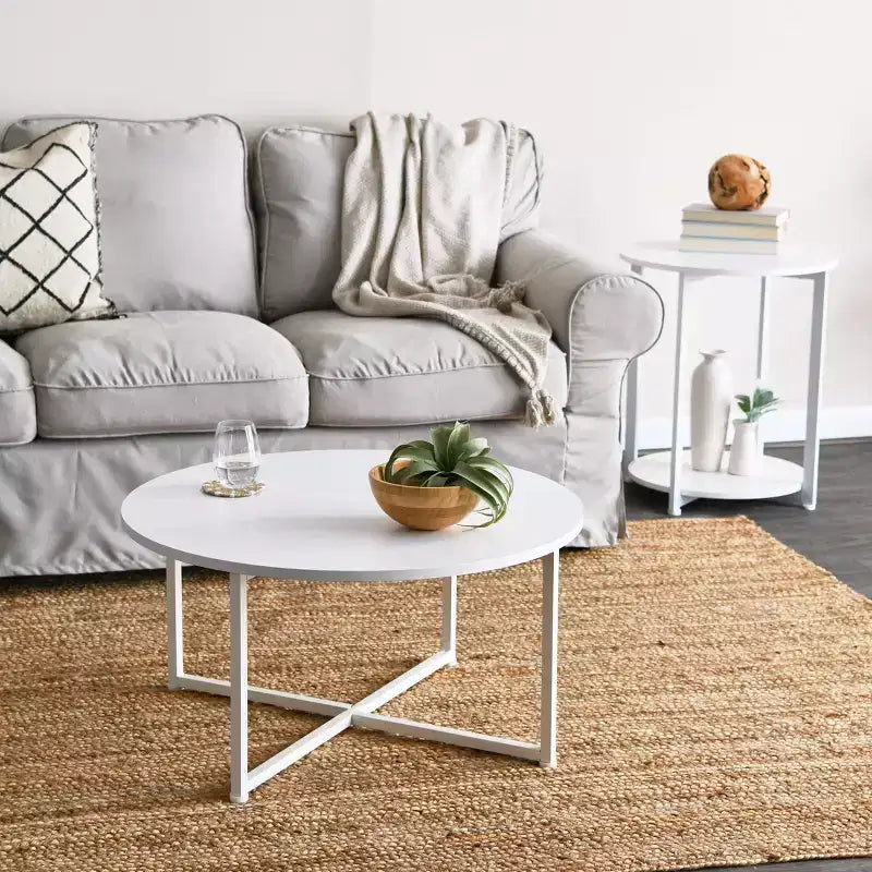 Table d'appoint ronde Jamestown Household Essentials