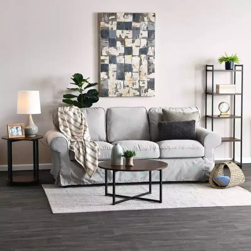 Table d'appoint ronde Jamestown Household Essentials