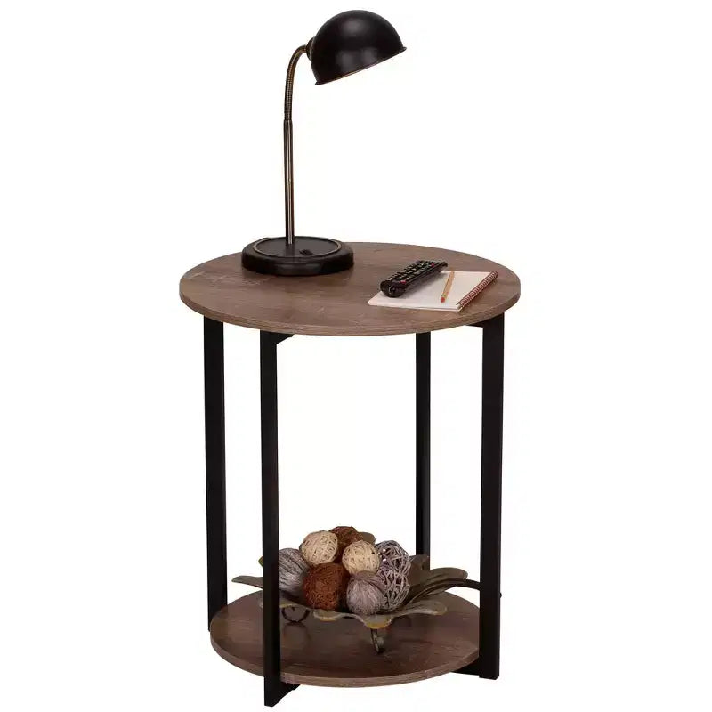 Table d'appoint ronde Jamestown Household Essentials