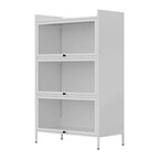 Armoire de rangement de garde-manger avec portes et portes escamotables