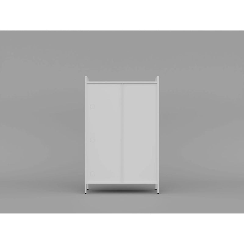 Armoire de rangement de garde-manger avec portes et portes escamotables