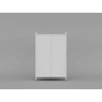 Armoire de rangement de garde-manger avec portes et portes escamotables
