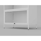 Armoire de rangement de garde-manger avec portes et portes escamotables