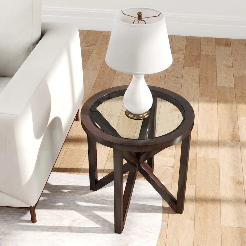 Modern Simple Glass Table Collection