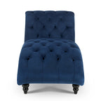 Chaise longue capitonnée - 62.80 x 27.17 x 32.87