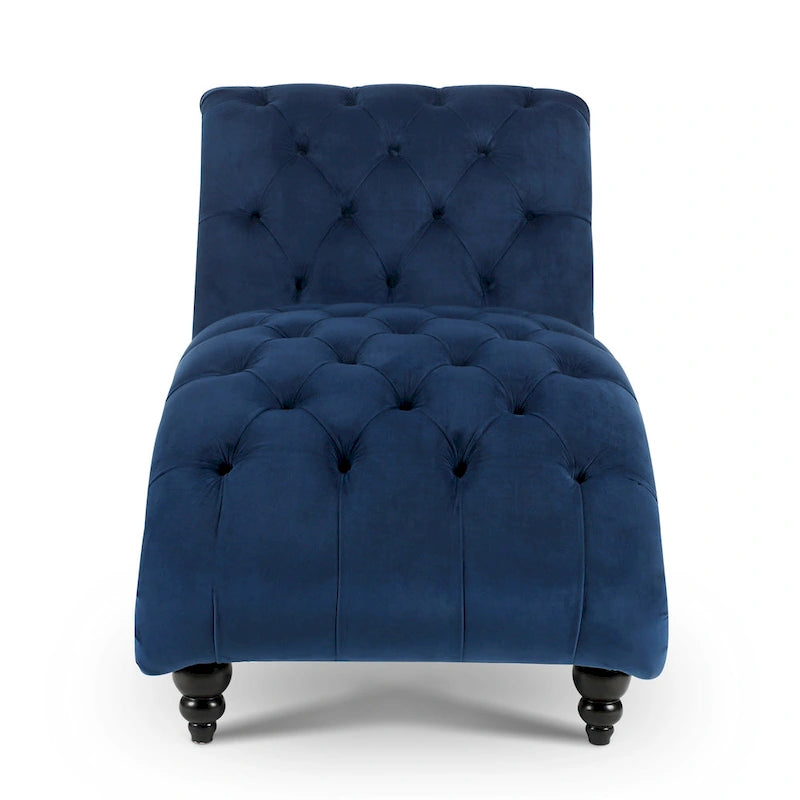 Chaise longue capitonnée - 62.80 x 27.17 x 32.87