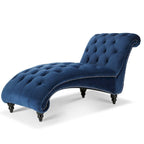 Chaise longue capitonnée - 62.80 x 27.17 x 32.87