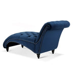 Chaise longue capitonnée - 62.80 x 27.17 x 32.87