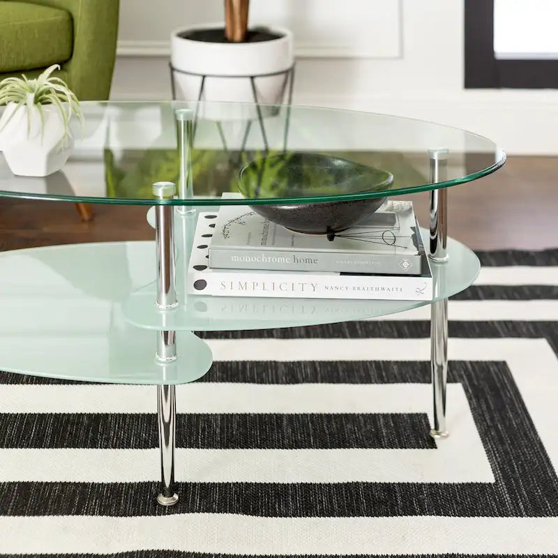Table Basse Moderne en Verre Dépoli 38 Middlebrook Toston