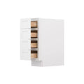 HOMLUX Easy-DIY Shaker White Ready to Assemble Drawer Base Kitchen Cabinet With 4-Drawers