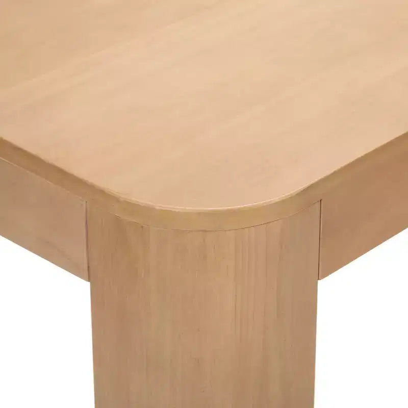 Table basse rectangulaire moderne 48 po en bois massif Plank+Beam, table basse pour salon