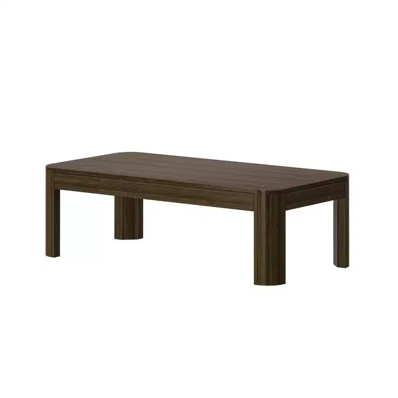 Table basse rectangulaire moderne 48 po en bois massif Plank+Beam, table basse pour salon