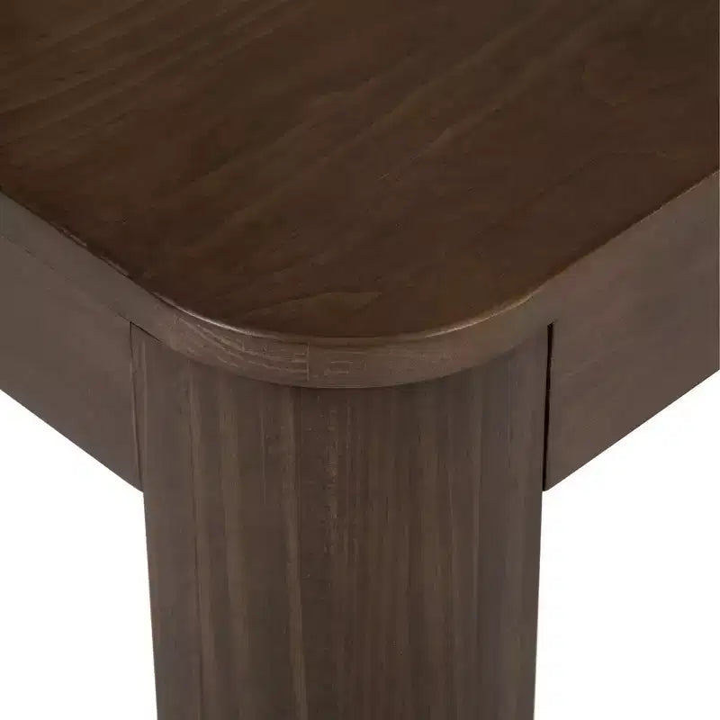Table basse rectangulaire moderne 48 po en bois massif Plank+Beam, table basse pour salon