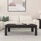 Table basse rectangulaire moderne 48 po en bois massif Plank+Beam, table basse pour salon