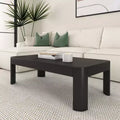 Table basse rectangulaire moderne 48 po en bois massif Plank+Beam, table basse pour salon